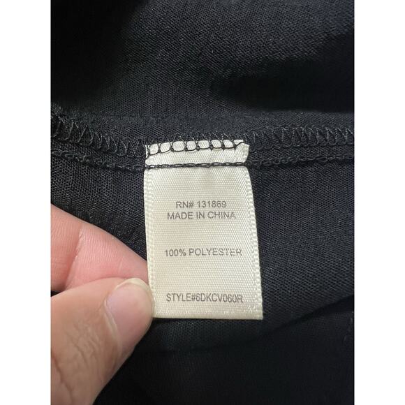 Black Ruffle Inspired Hearts Mini Dress Size Small Babydoll Whimsigoth Fairy - Picture 9 of 12